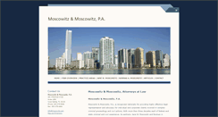 Desktop Screenshot of moscowitz.com