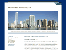 Tablet Screenshot of moscowitz.com